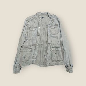 Max Jeans Light Green Military Jacket